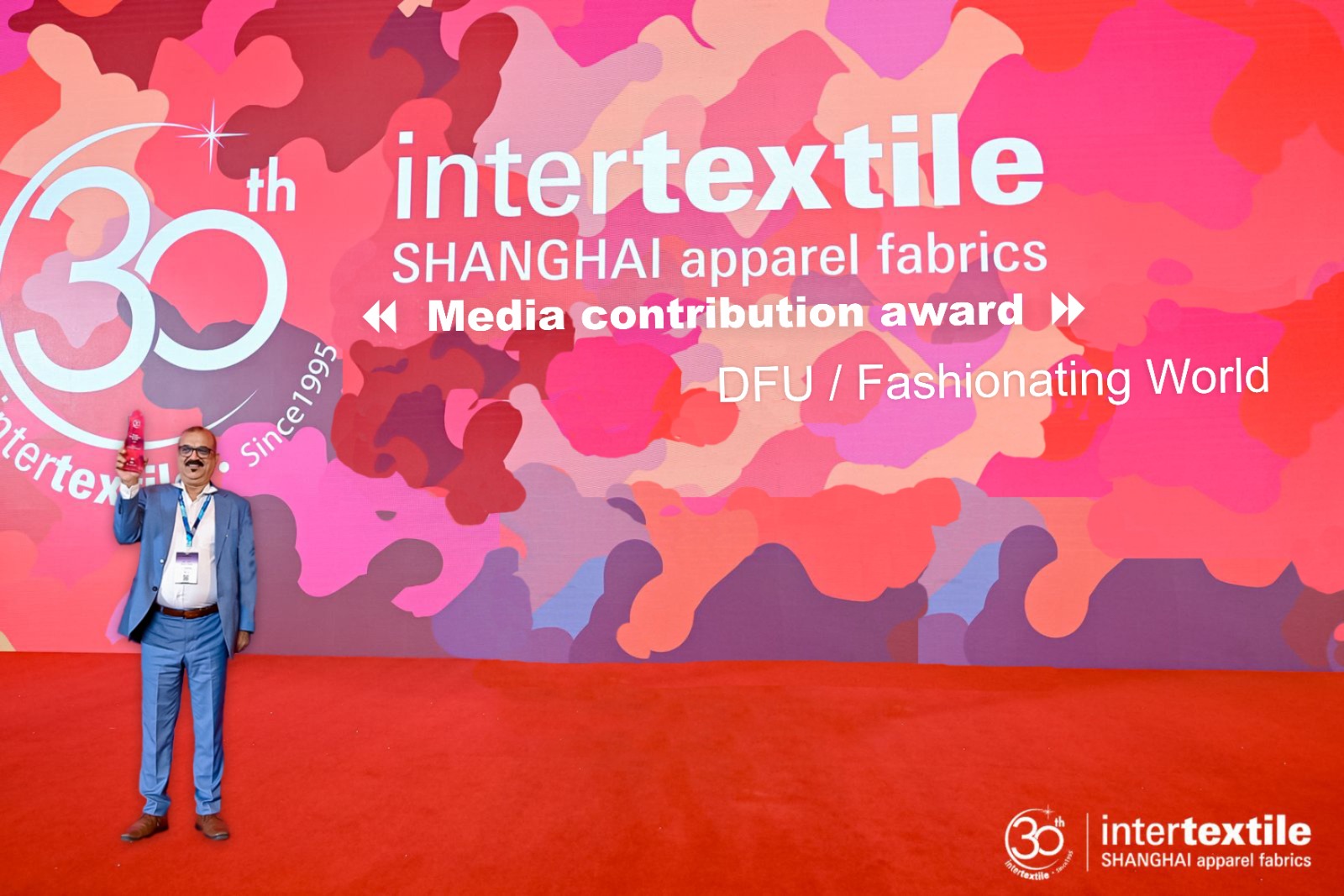 Awarded Best Media Contribution By Intertextile Shanghai Image