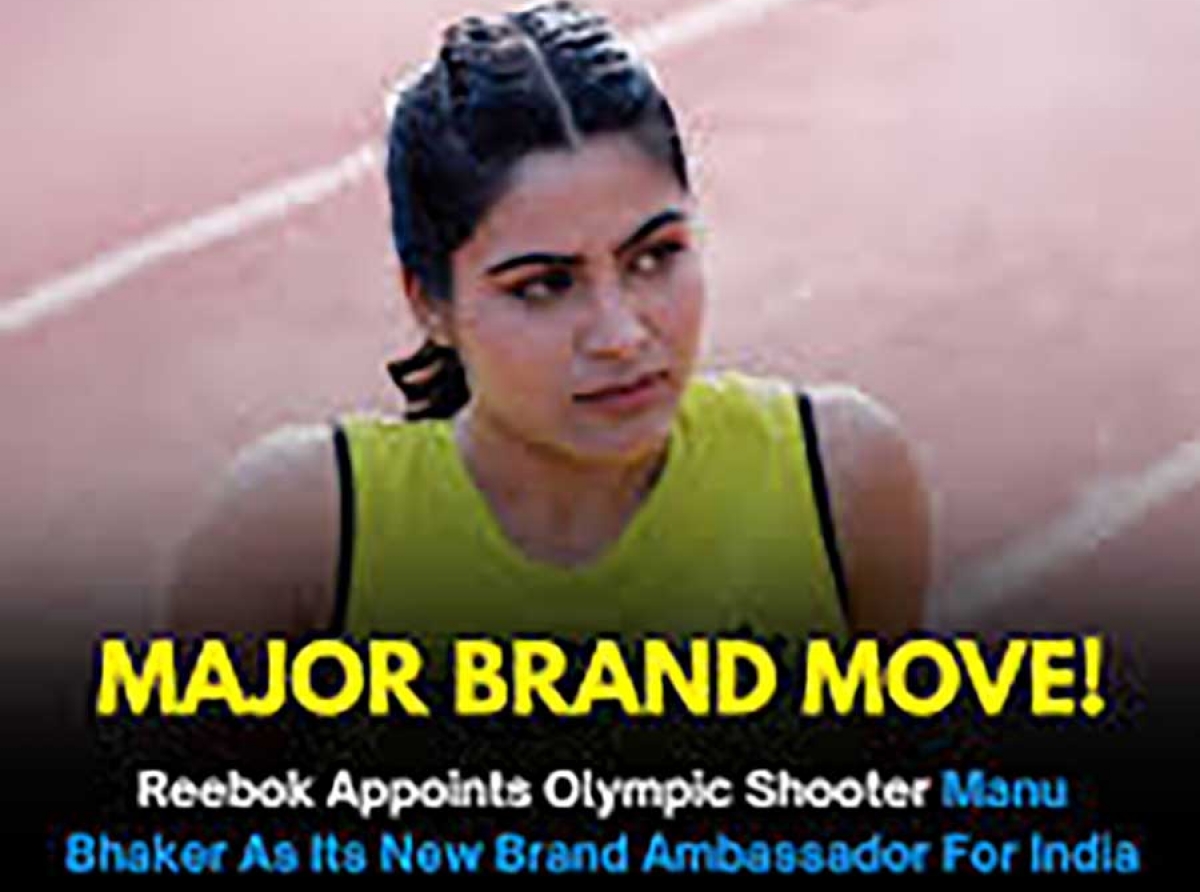 Manu Bhaker to help Reebok capture India’s expanding performance wear segment